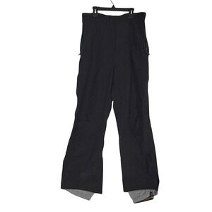 Nordica Sport System Mens Black Ski Pants Full Side Zip Snow‎ Gaiters Size 36